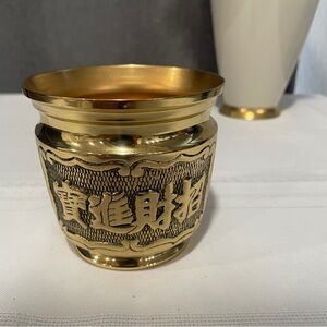 Brass Joss Incense Pot
